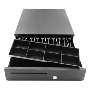 Cajon De Dinero Para Punto De Venta 5 Billetes / 8 Monedas / Apertura Automática